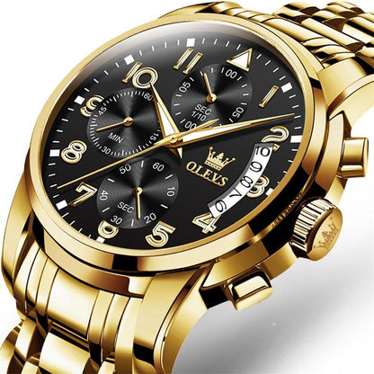 OLEVS fine gold watch